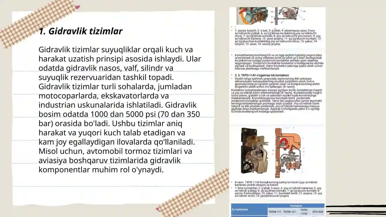 Kranlarning quvvat mexanizmlari 3