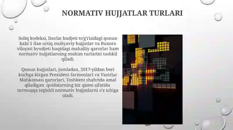 Normativ va Texnik Hujjatlar bilan Ishlash 3