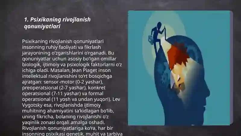 Psixikaning ontogenezda rivojlanishi 3
