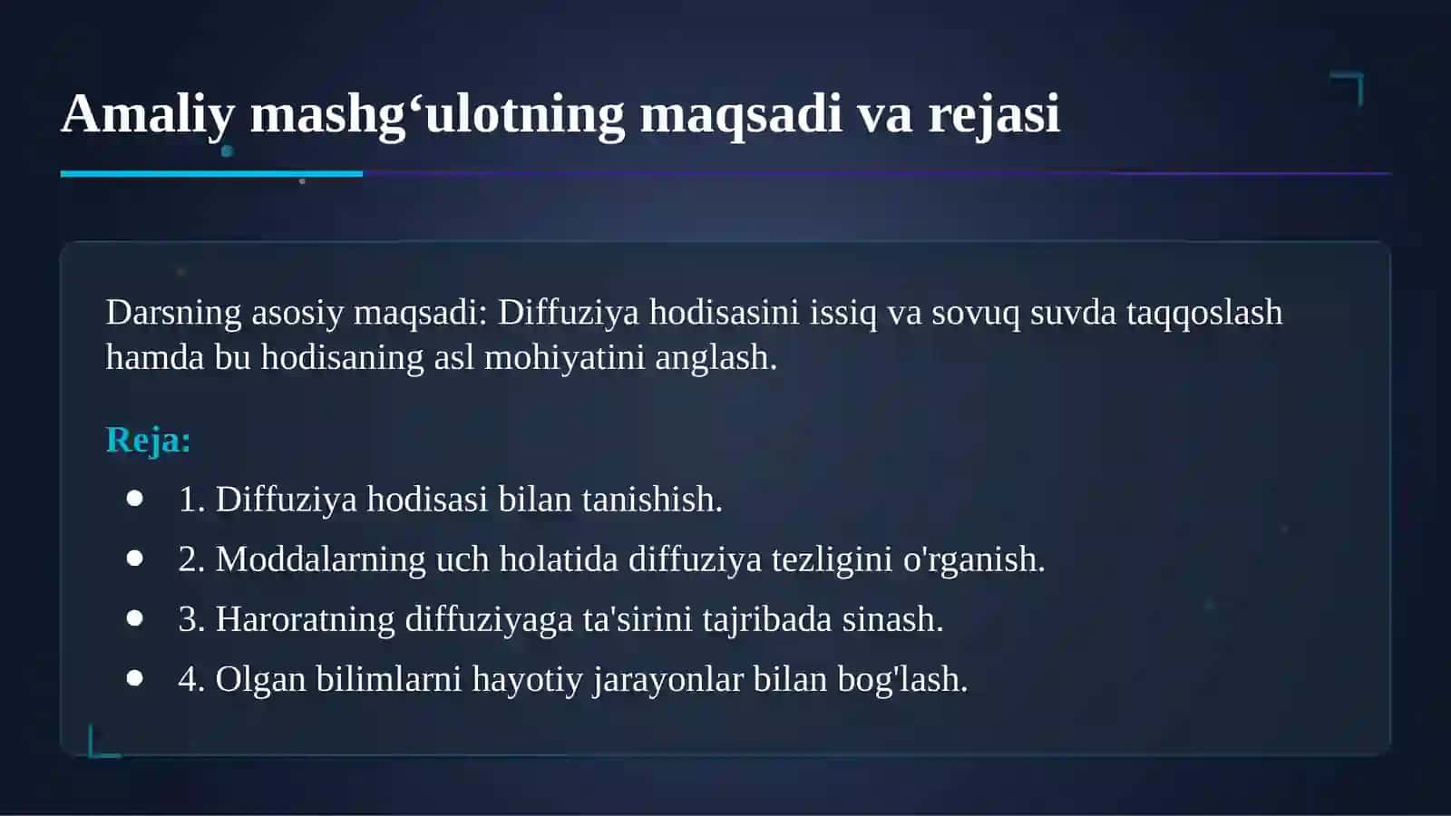 6-SINF TABIIY FANLAR | AMALIY MASHG‘ULOT 3