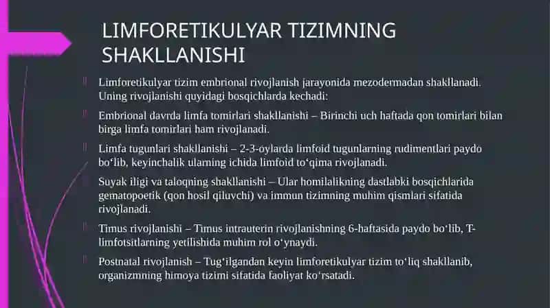 Limforetikulyar tizim 3