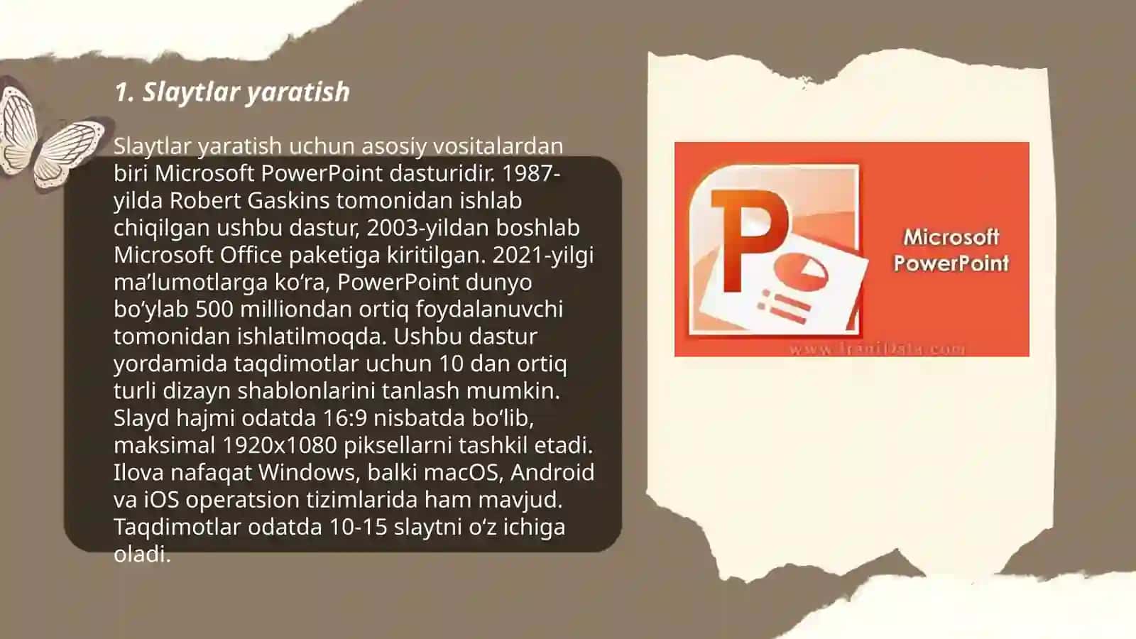 MS POVER POINT dasturi 3