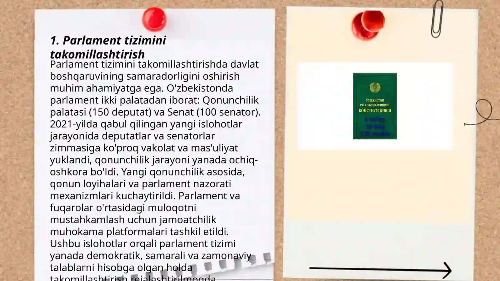 Parlament Tizimini Takomillashtirish 3