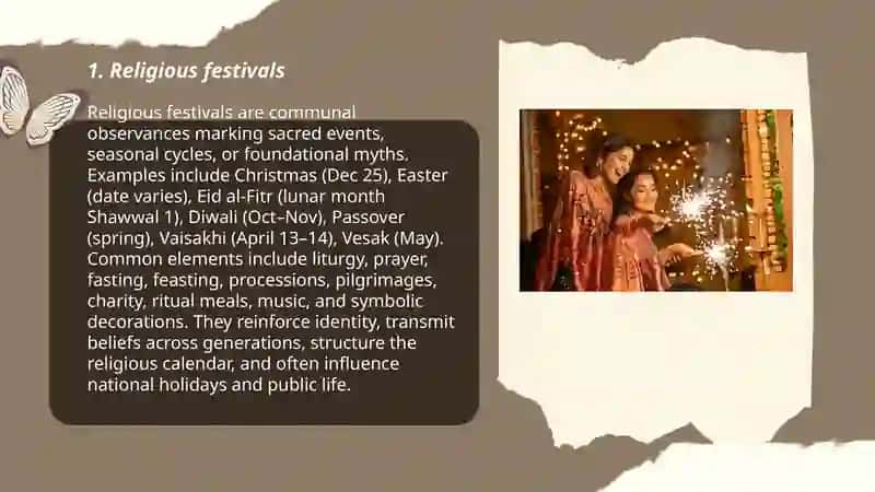 Festivals and celebrations 3