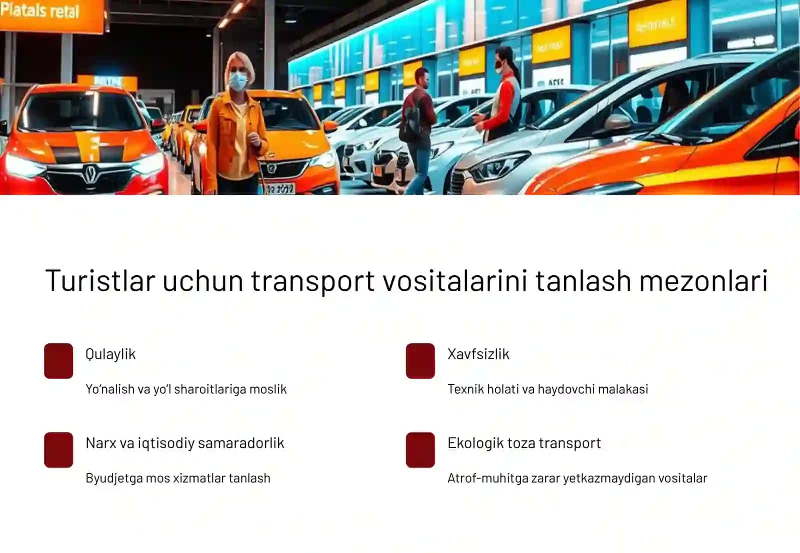 Turistlarga transport xizmatini koʻrsatish 3