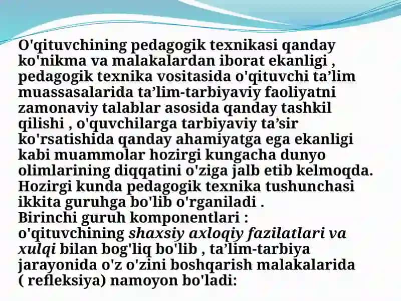 Pedagogik texnika 3