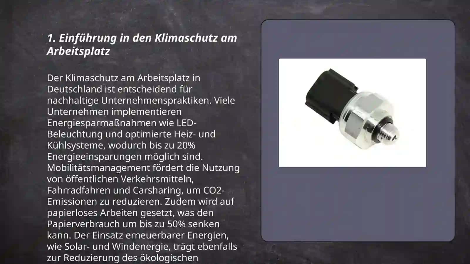 Klimaschutz am Arbeitsplatz in Deutschland 3