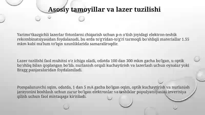 Yarim o'tkazgichli lazerlar 3