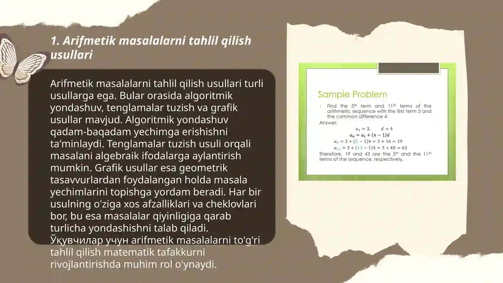Arifmetik masalalar yechishga òrgatish metodikasi 3
