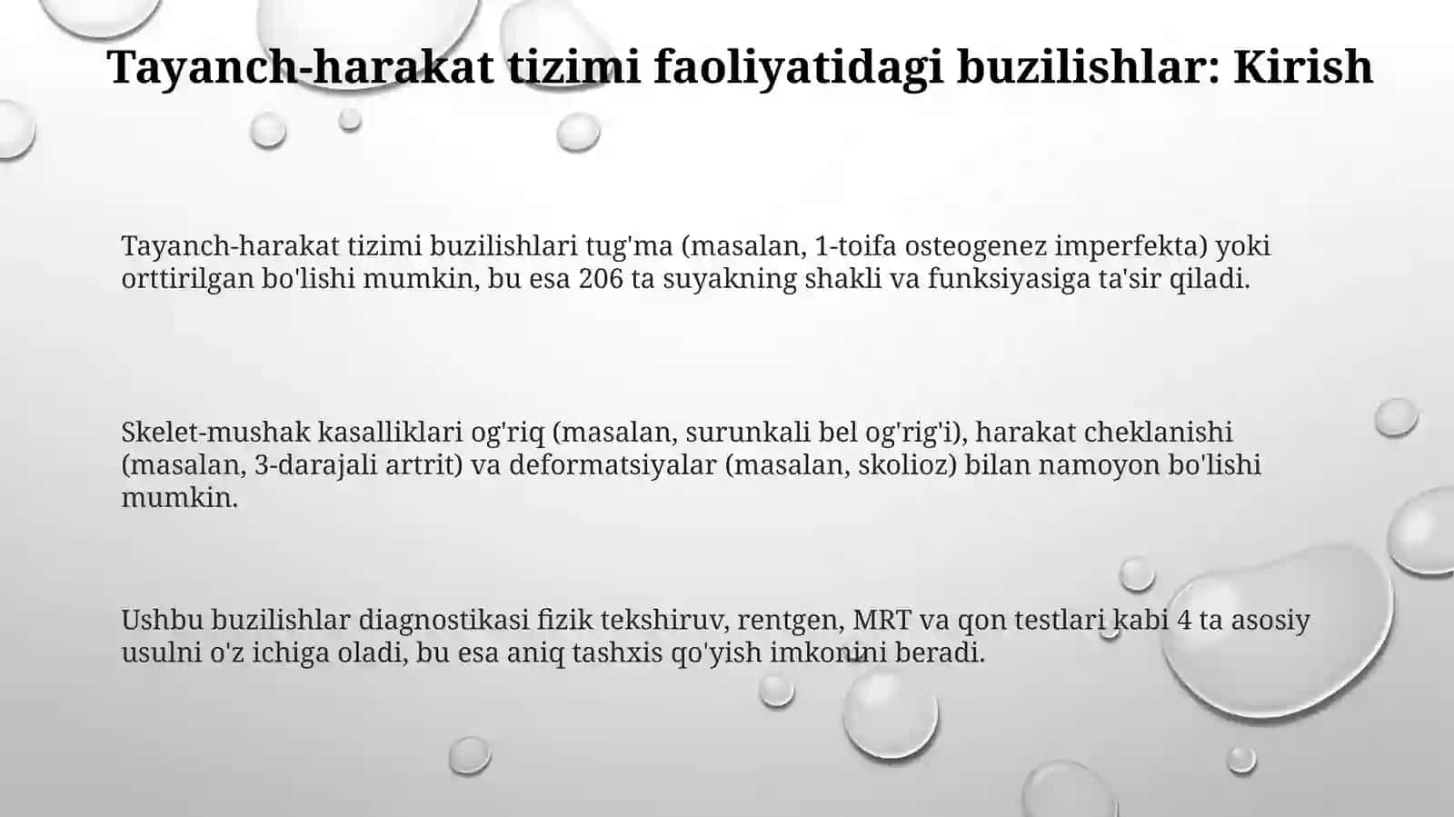 Suyak mushak tizimi faoliyatidagi buzilishlar 3