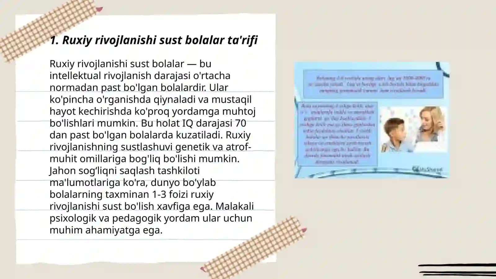 Ruxiy rivojlanishi sust bolalar 3