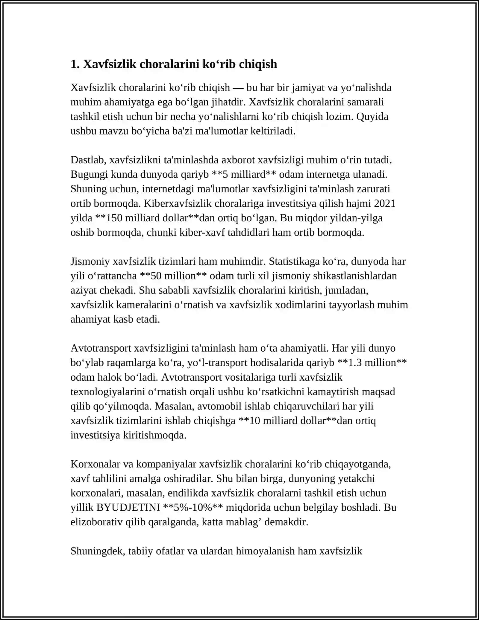 ENTERNET XIZMATLARI BILAN ISHLASH 3