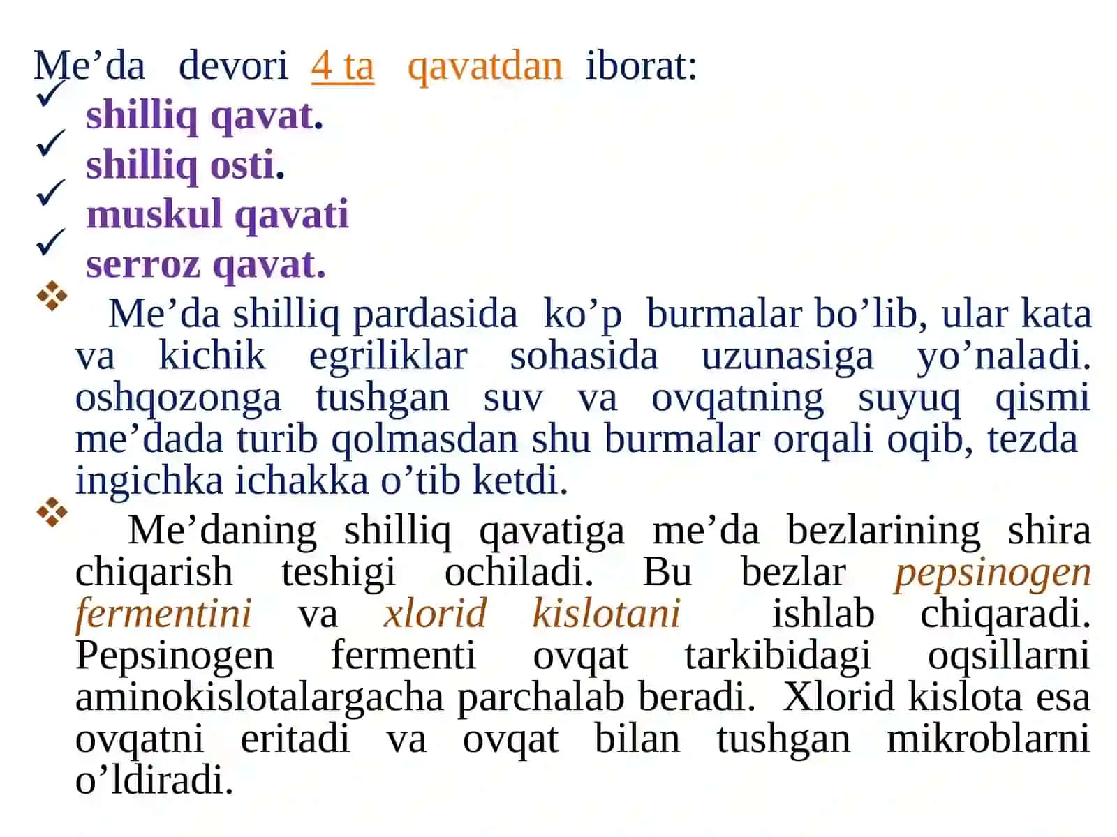 Ovqat hazm qilish tizimi 3