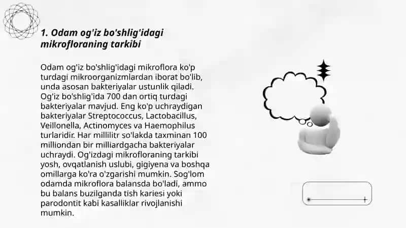 Stomatologiyada mikroorganizmlar va ularning roli 3