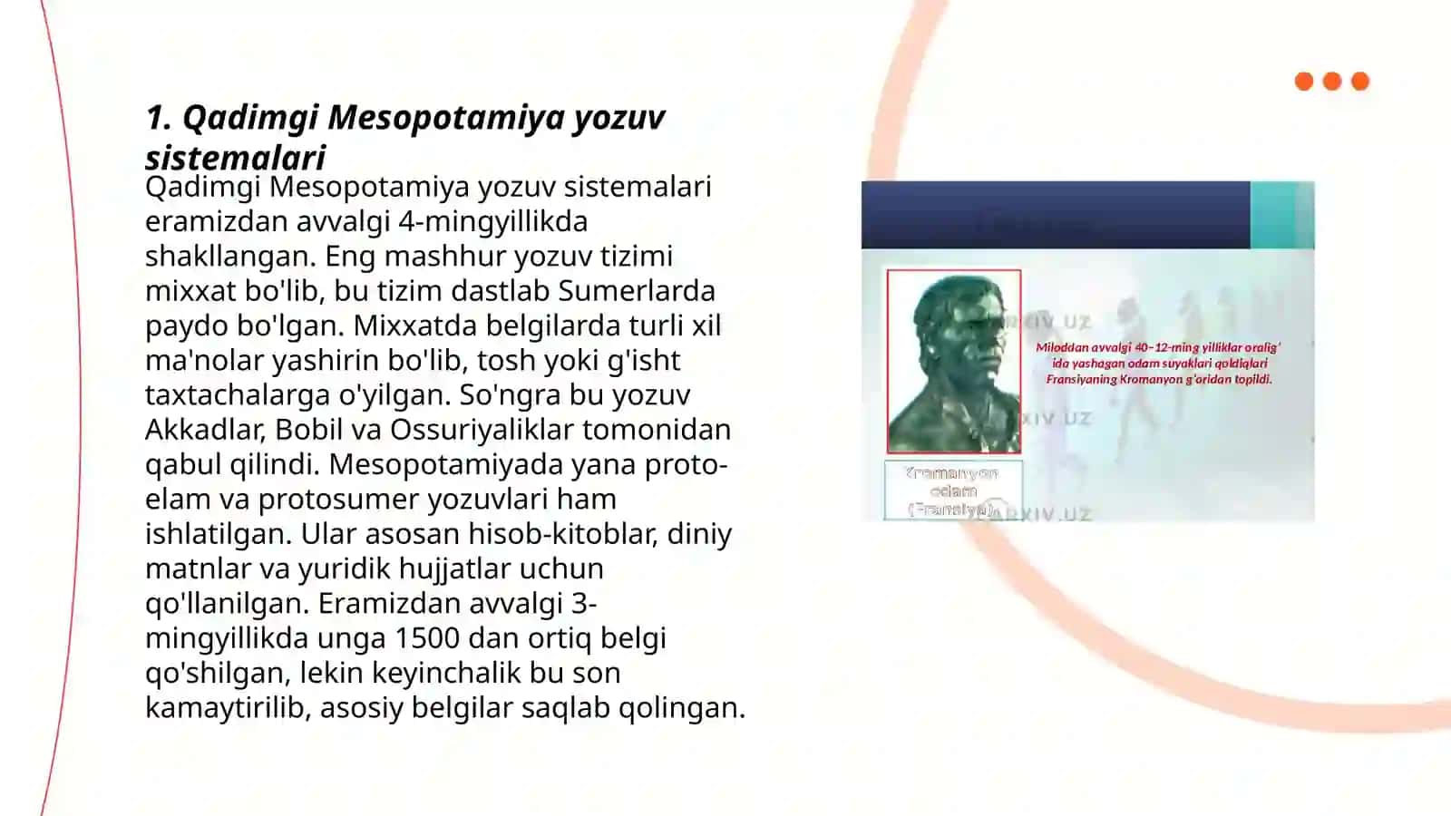 Qadimgi mesapatamiya yazma malumotlari 3