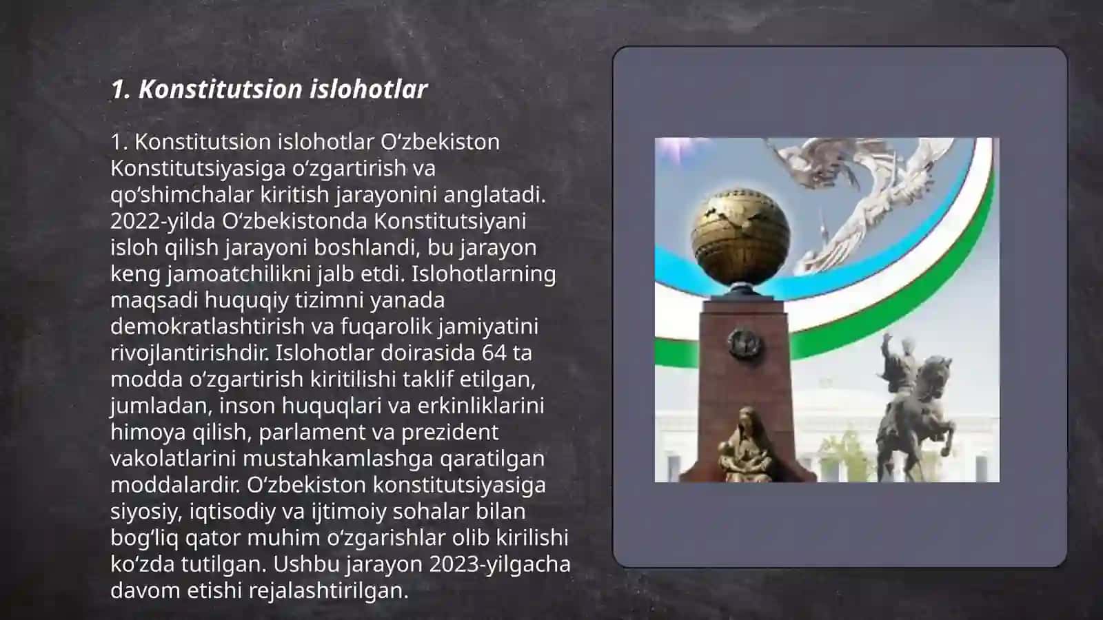 Konstitutsion islohotlar 3