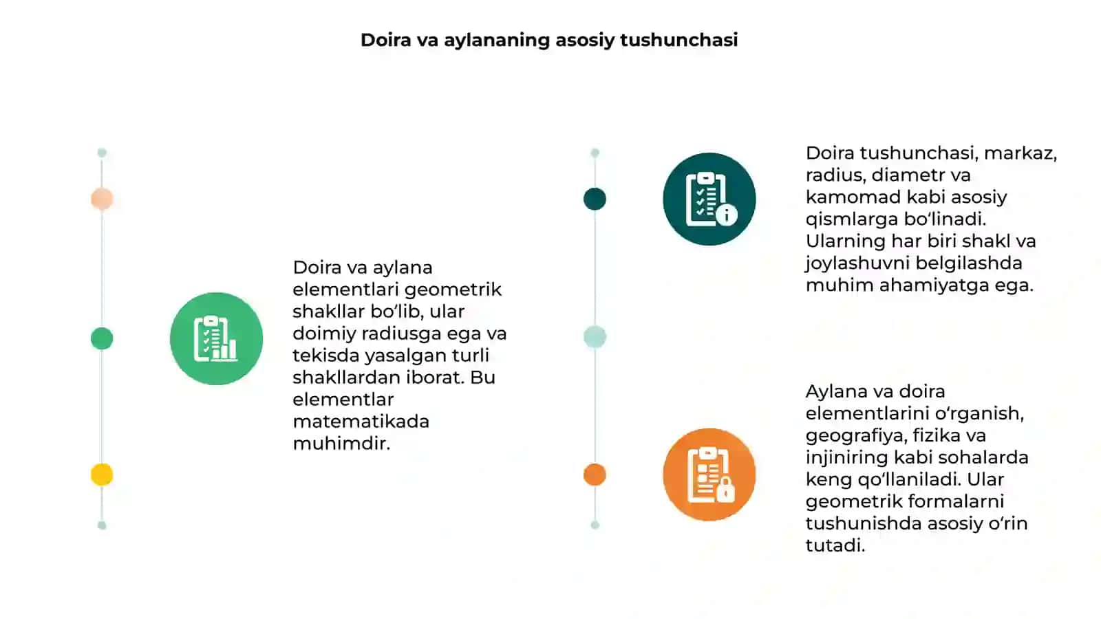 Doira va aylana elementlari 3
