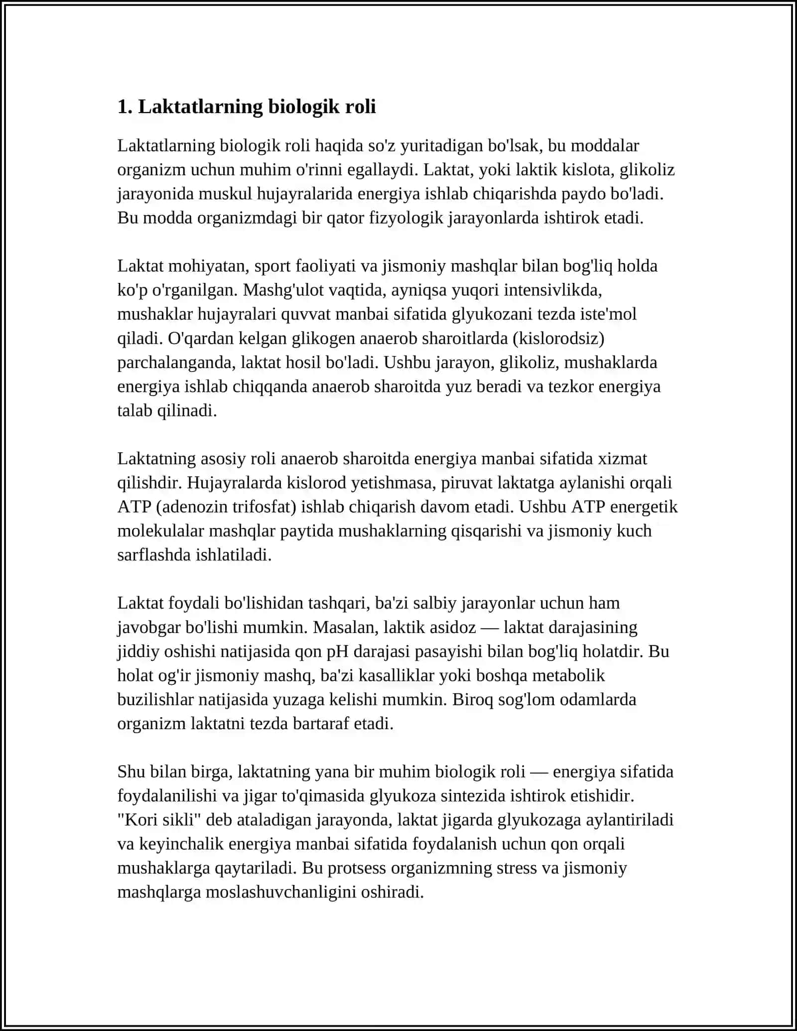 Laktatlar 3