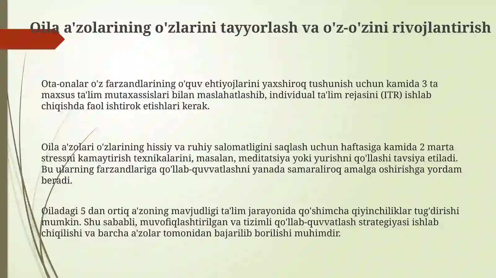 Inklyuziv Ta'lim va Oila Hamkorligi 3