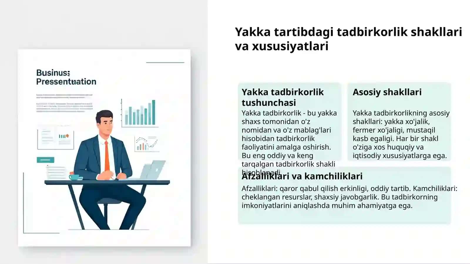 Tadbirkorlik: Faoliyat va Shakllar 3