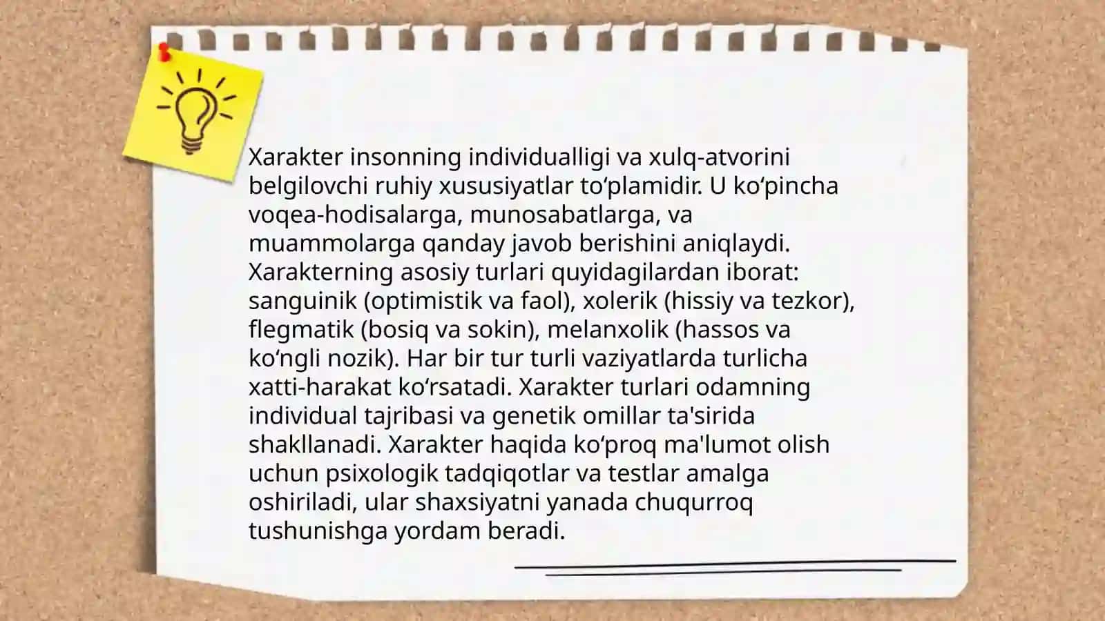 Xarakter va uning xossalari 3
