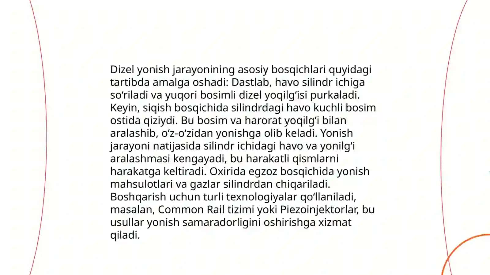 Gaz dizel yonish jarayoni 3