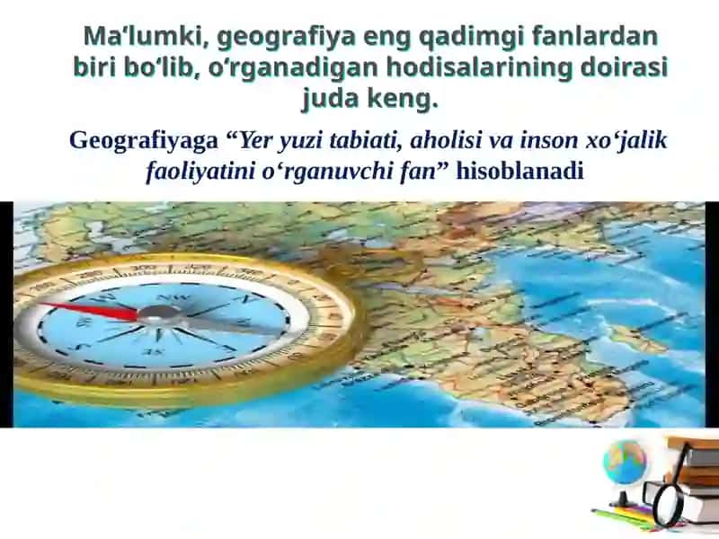 Geografiya fanlari tizimi haqida tushuncha 3