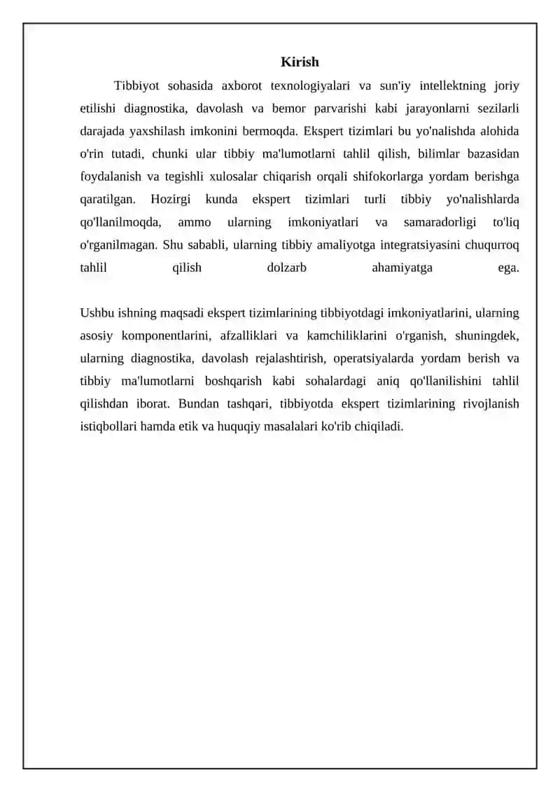 Ekspert tizimi 3