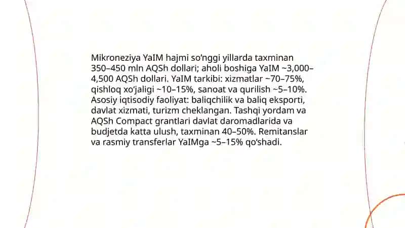 Mikroneziya iqtisodiyoti 3