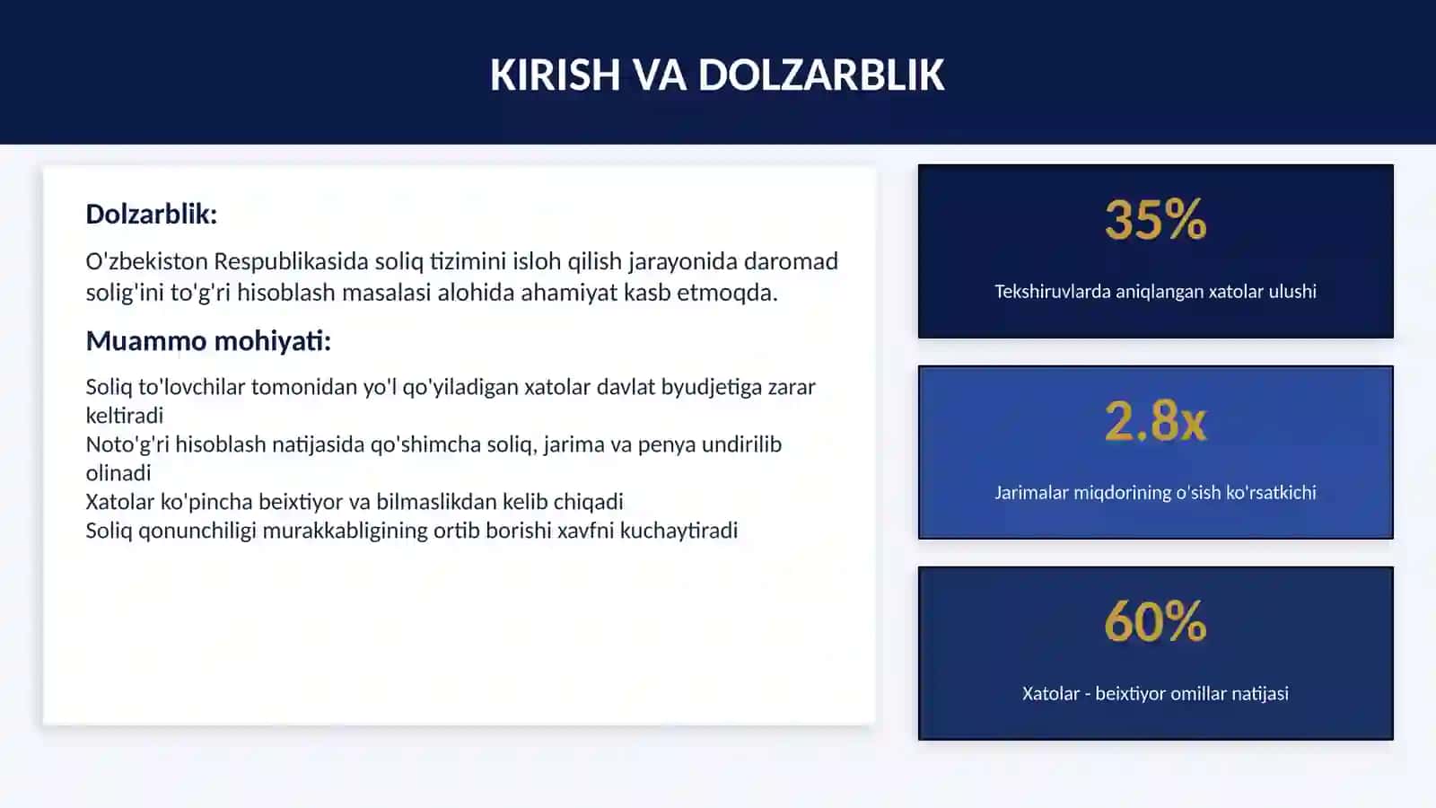 Daromad solig'ini hisoblashda tipik xatolar 3