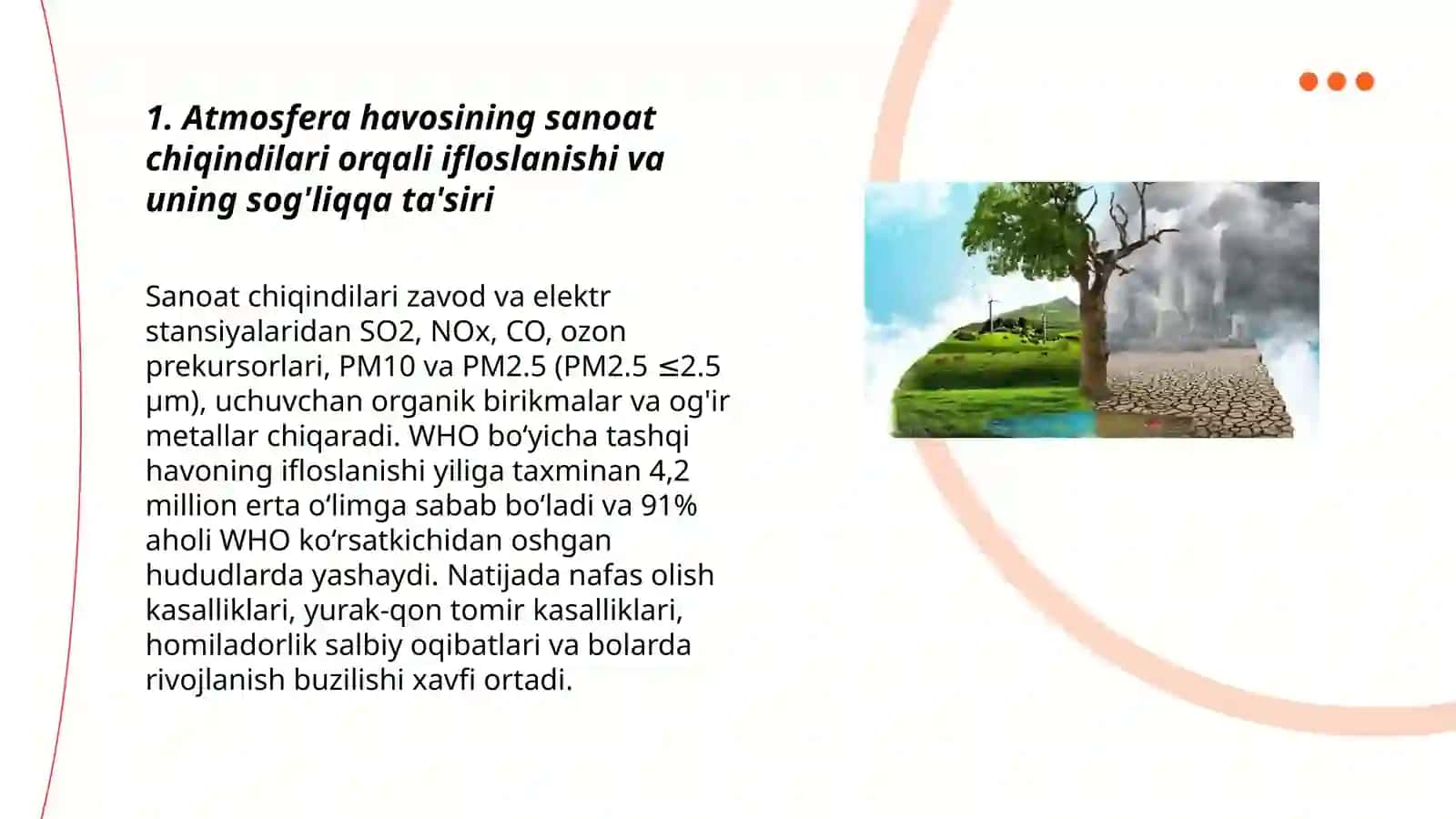 Inson faoliyatining tabiatga ta'siri va tabiatning javobi 3