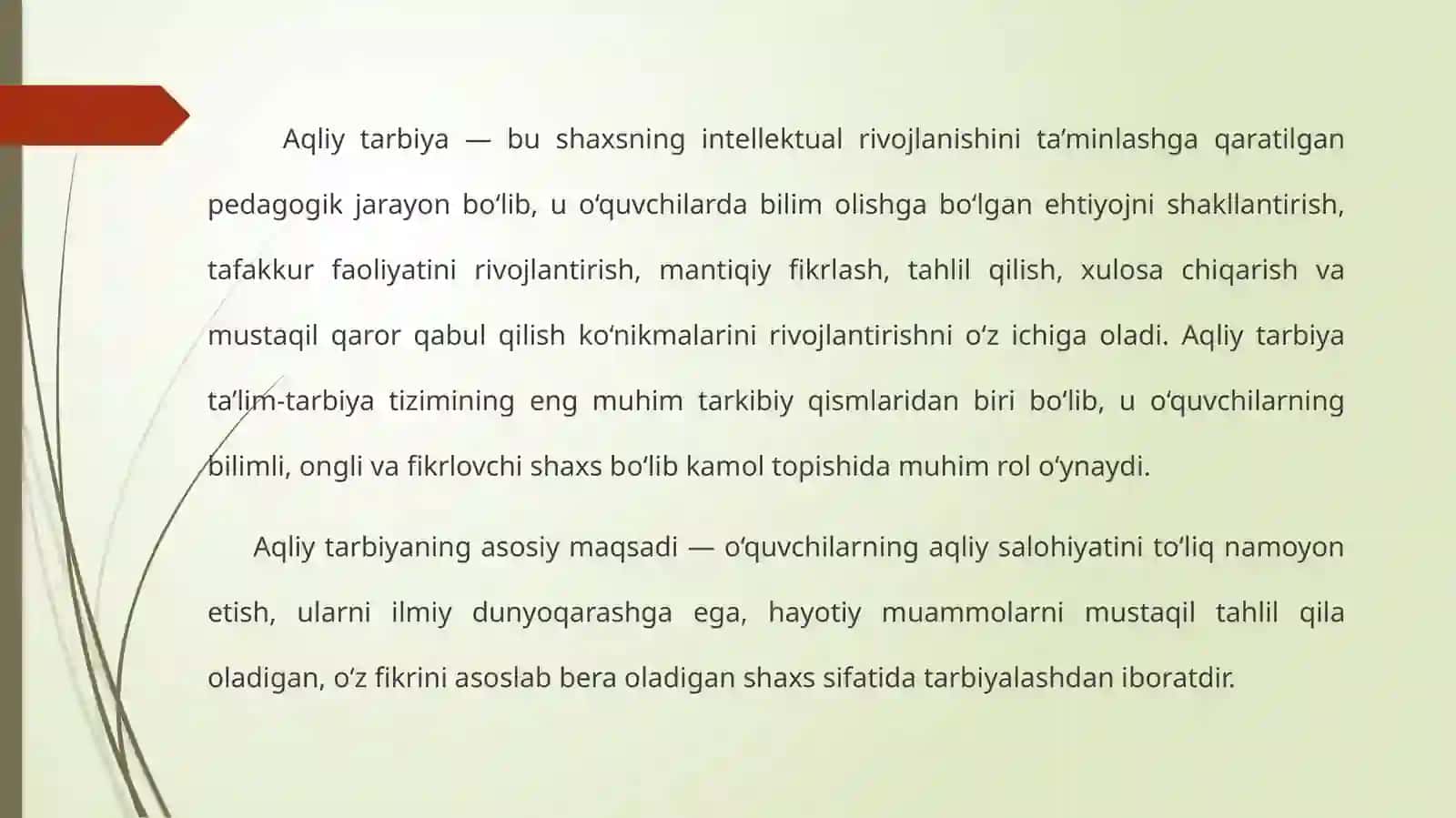 O’quvchilarning aqliy tarbiyasi 3