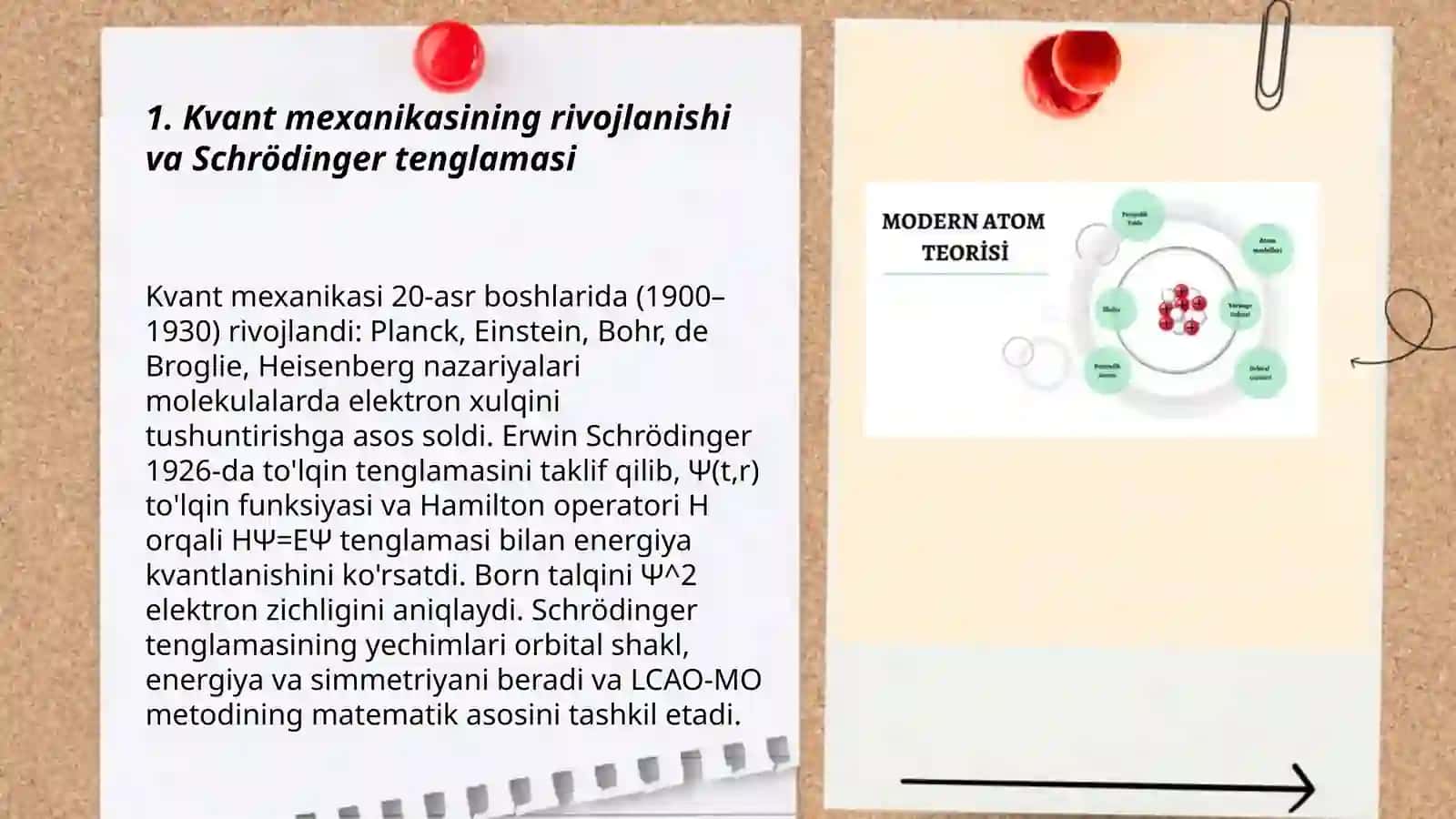 Molekulyar orbitallar nazariyasini rivojlantirgan omillar 3
