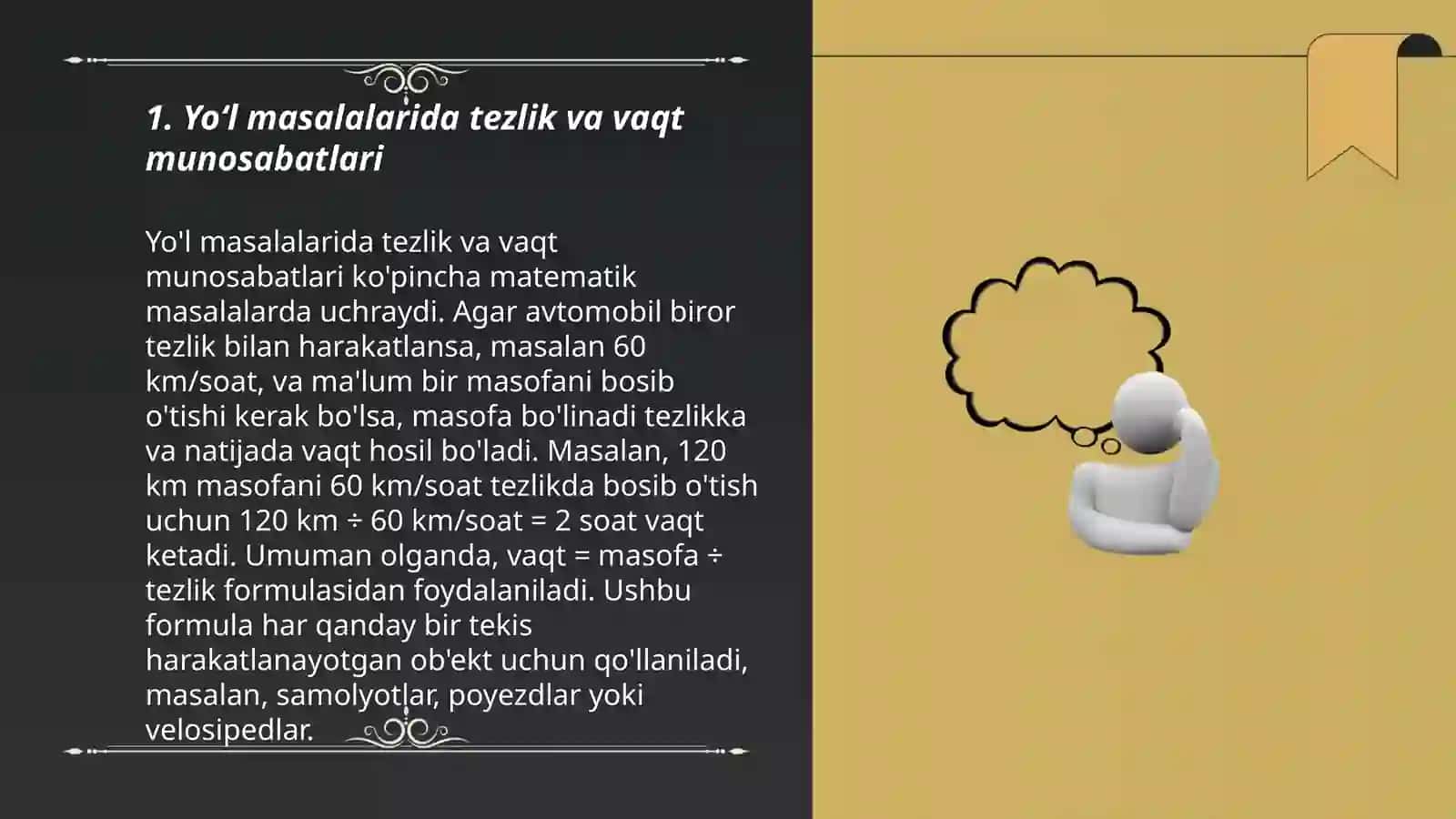 Eng qisqa yoʻl masalalarining qoʻyilishi 3