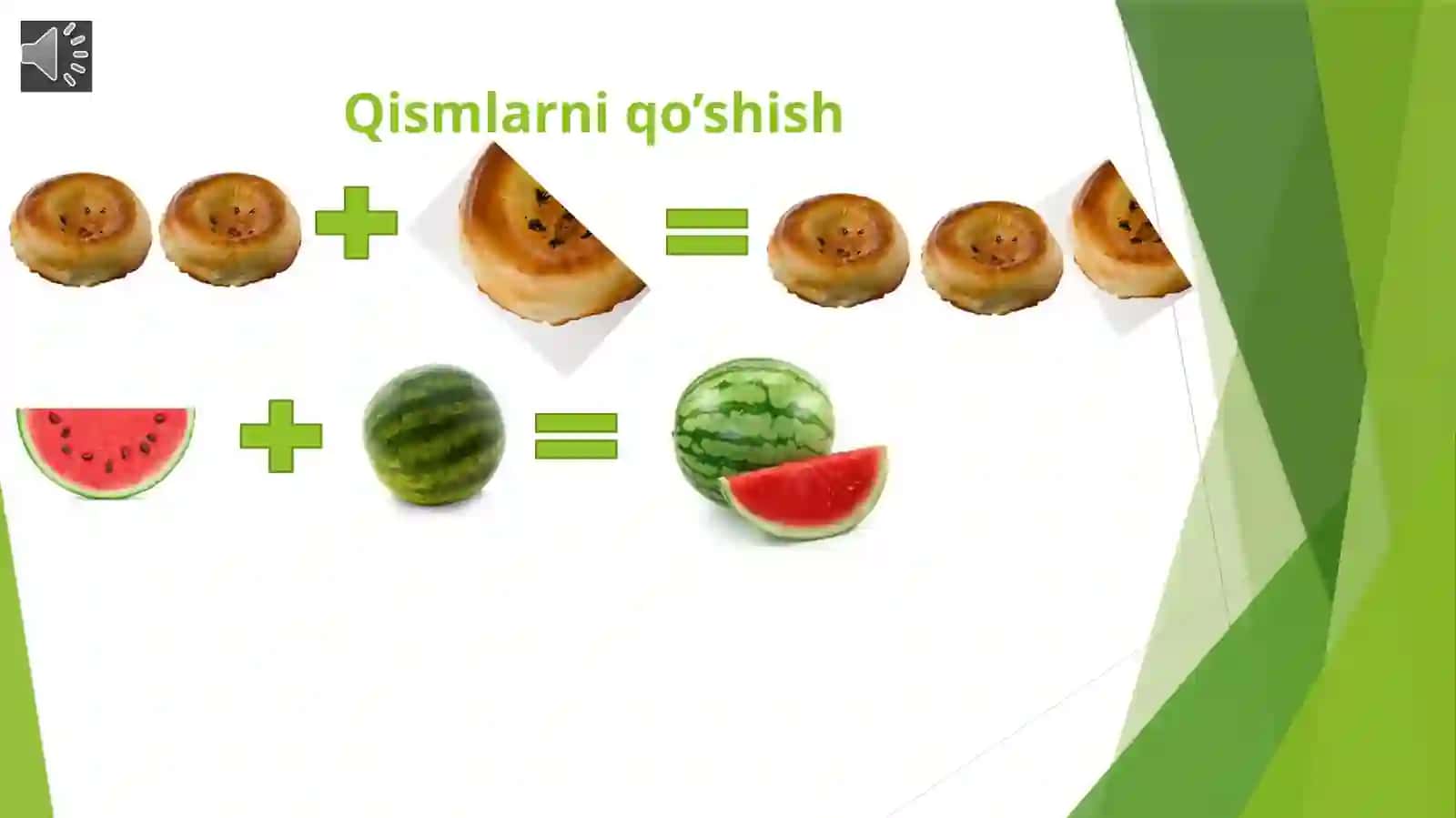 Qo'shish va ayirish bolajonlar uchun 3