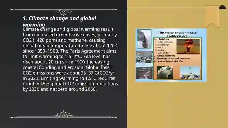 Climate Change and Global Warming 3