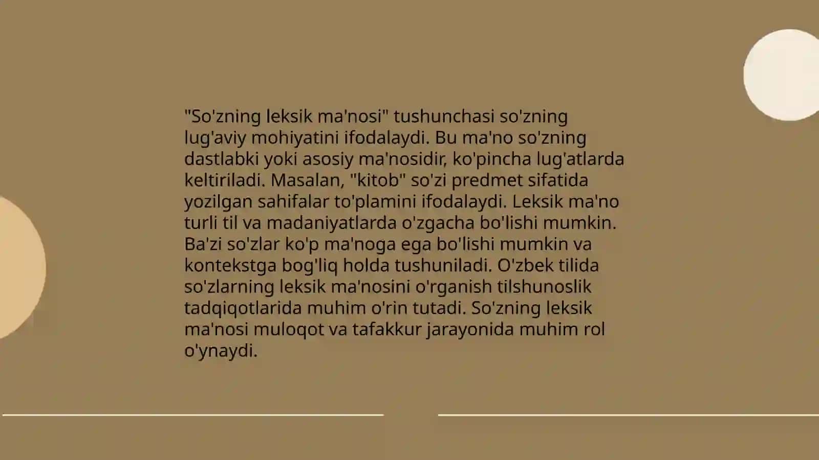 So'zning leksik ma'nosi 3
