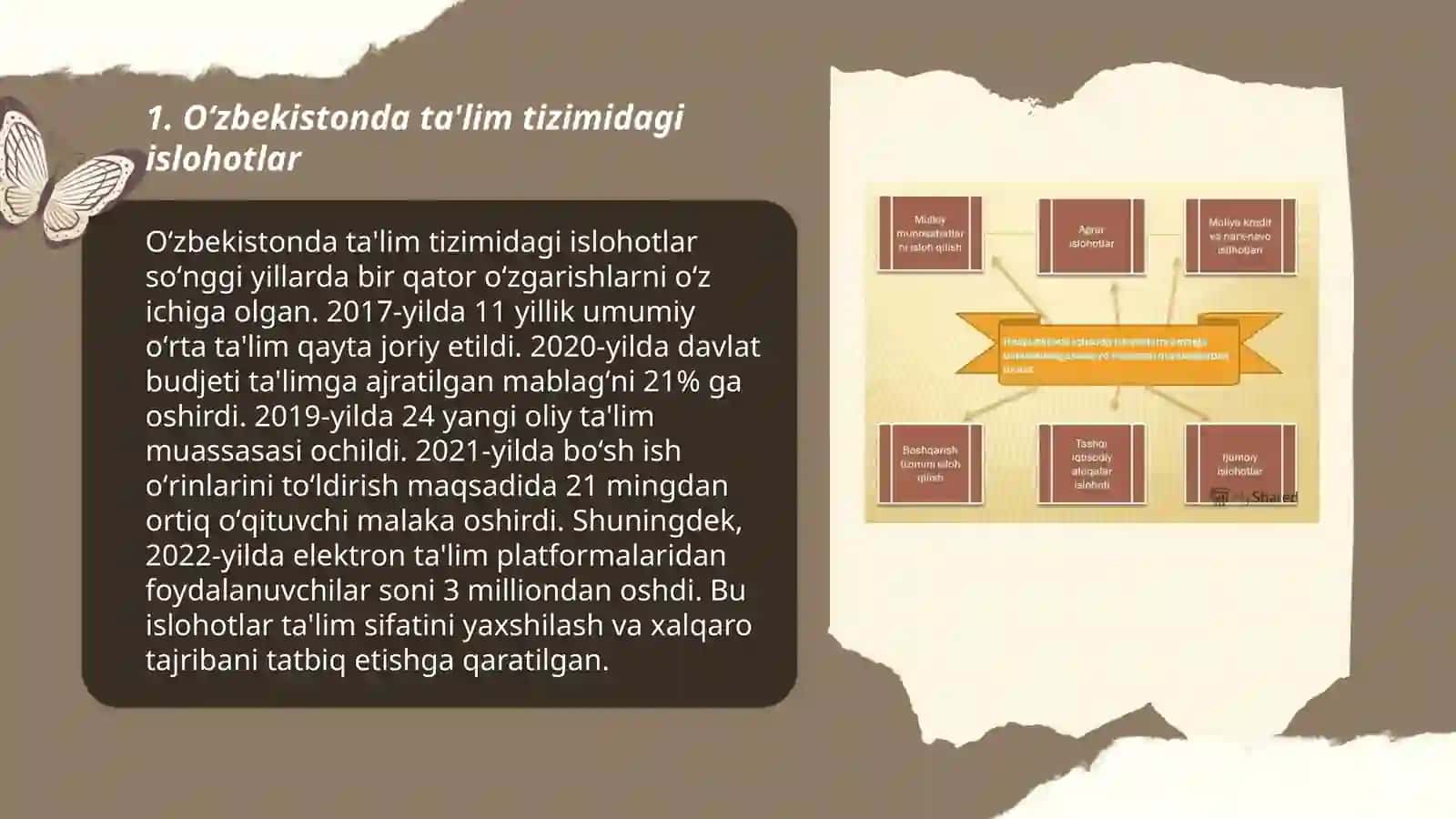 Oʻzbekistonda ta'lim tizimidagi islohotlar 3