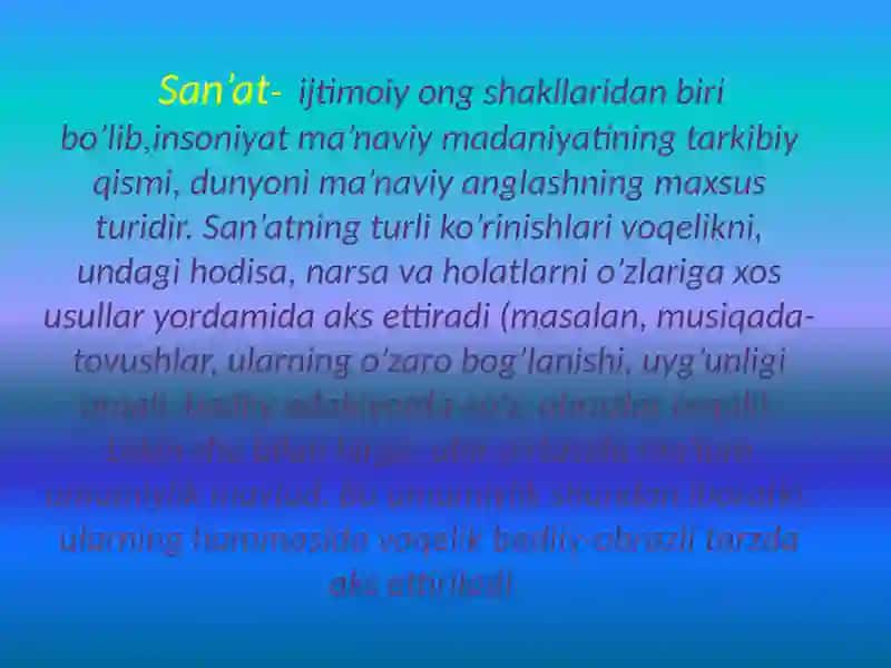 SAN’AT ESTETIKASI. 3