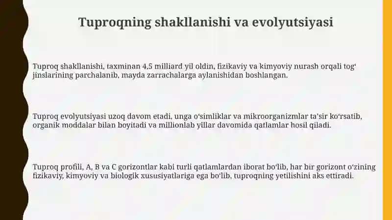 Tuproqning global ekologik funksiyalari 3