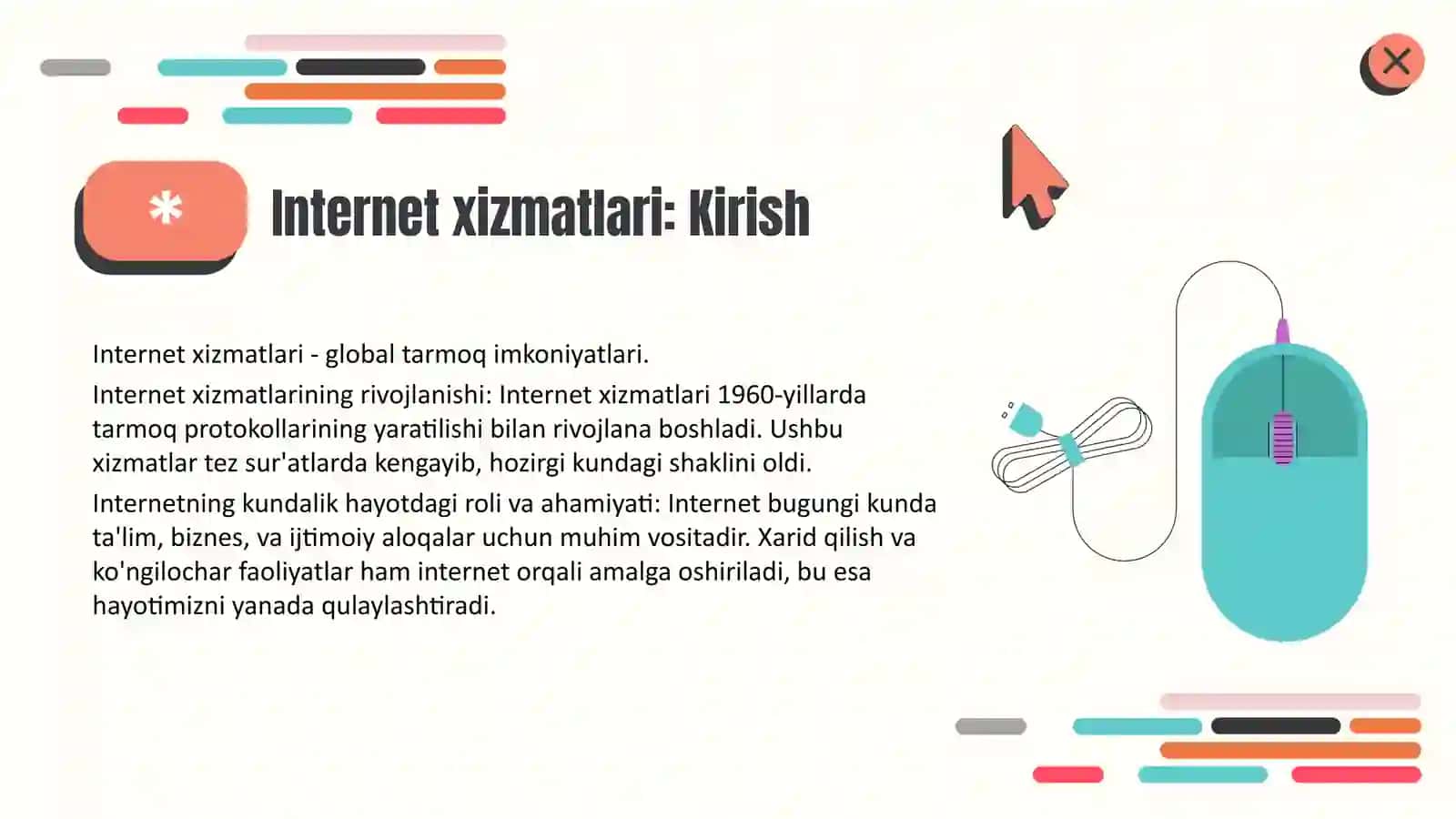 Internet xizmatlari bilan ishlash 3