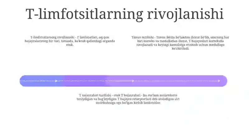 Timusdagi limfotsitlar tuzilishi 3