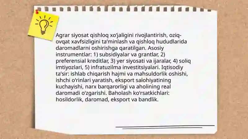 Agrar munosabatlar va agrobiznes 3