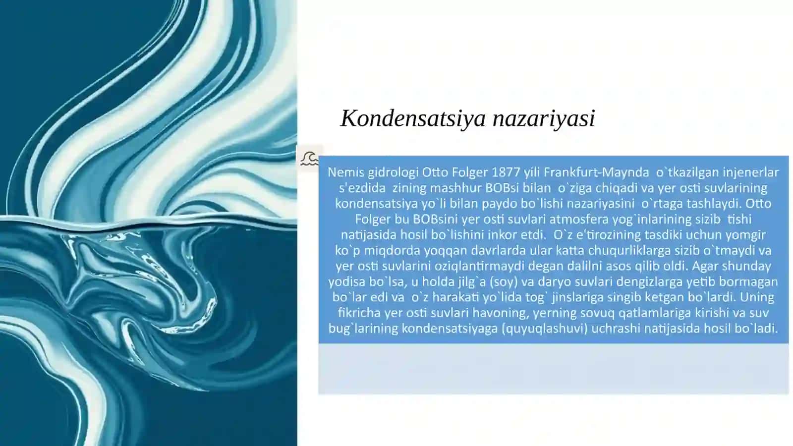 YеR OSTI SUVLARI DINAMIKASI ASOSLARI 3