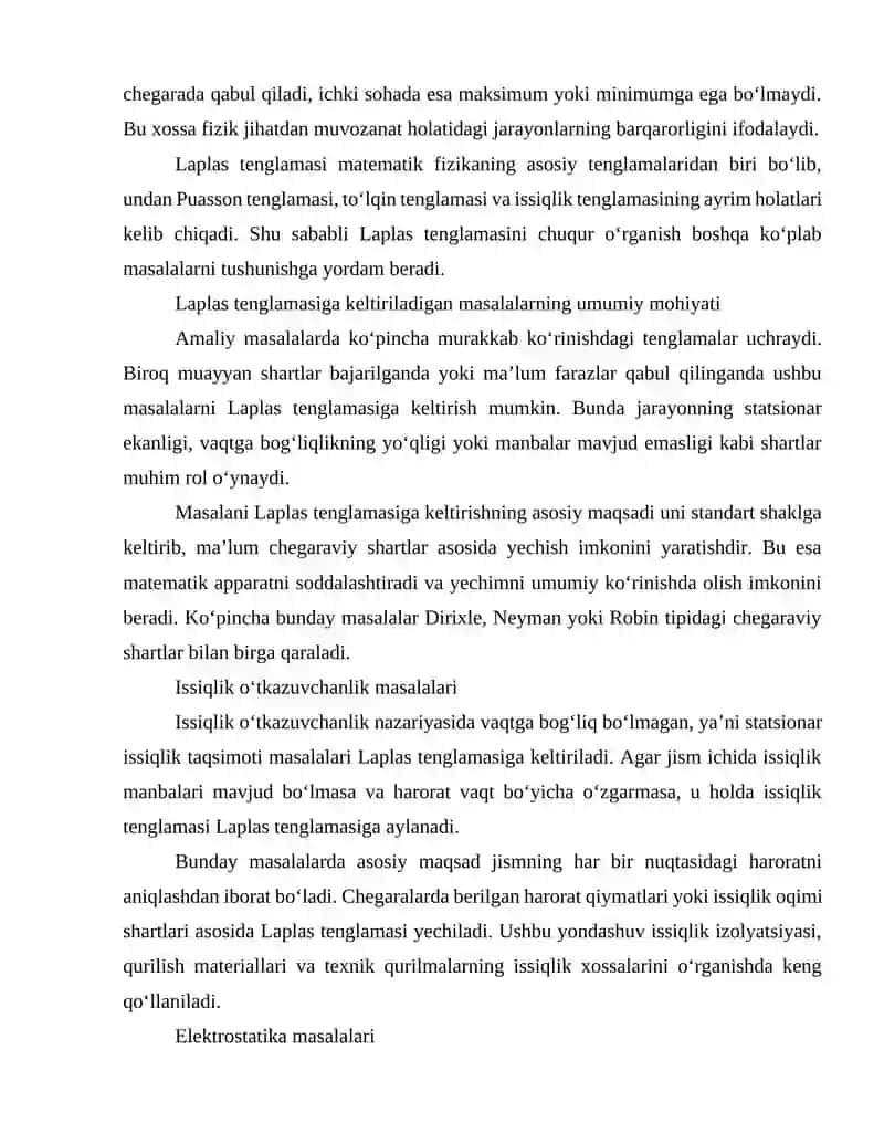 Laplas Tenglamasi 3