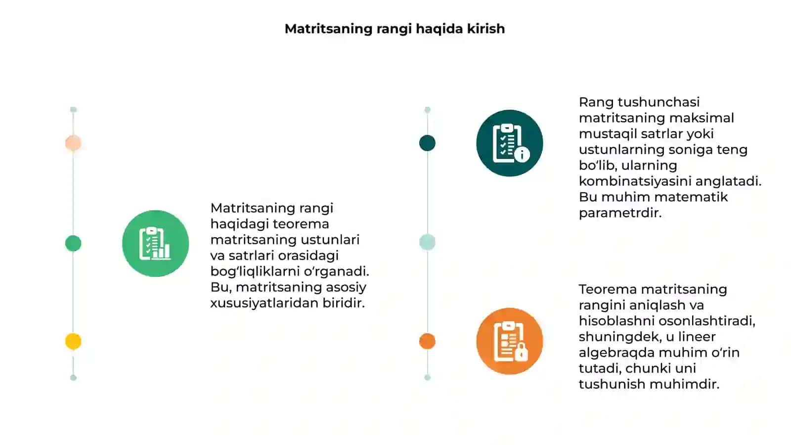 Matritsaning rangi haqidagi teorema 3