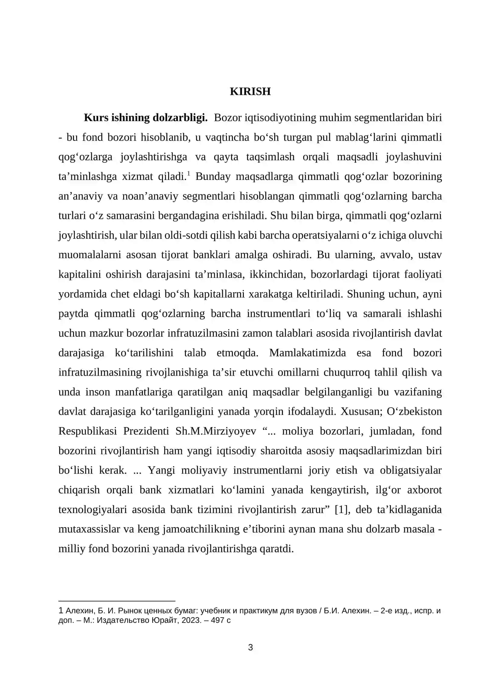 Obligatsiyalar bozori 3