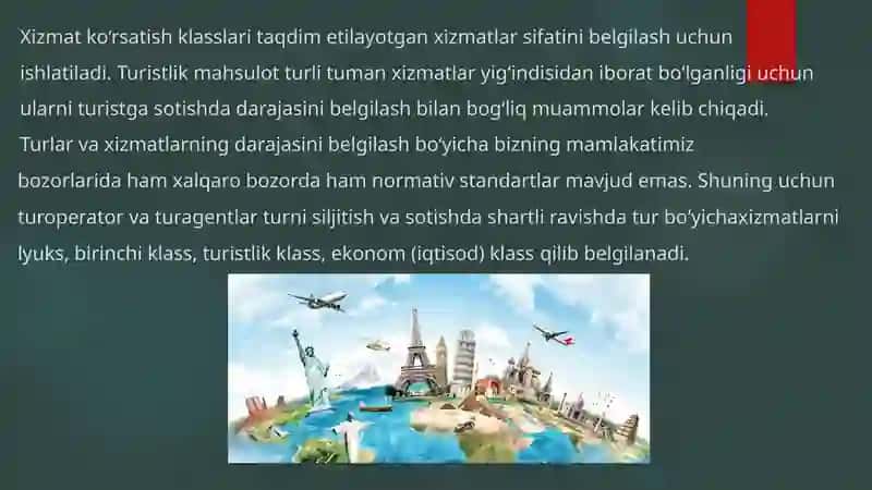 Turistik Mahsulot Tarkibi 3