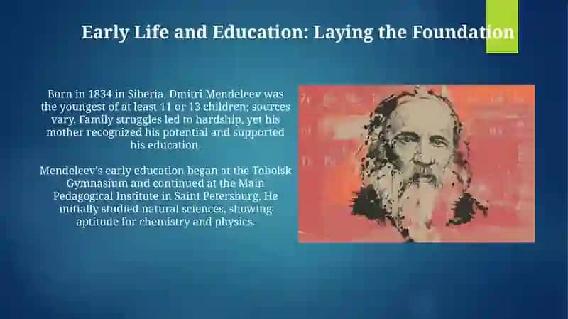 The Genesis of Order: Mendeleev's Periodic Law 3