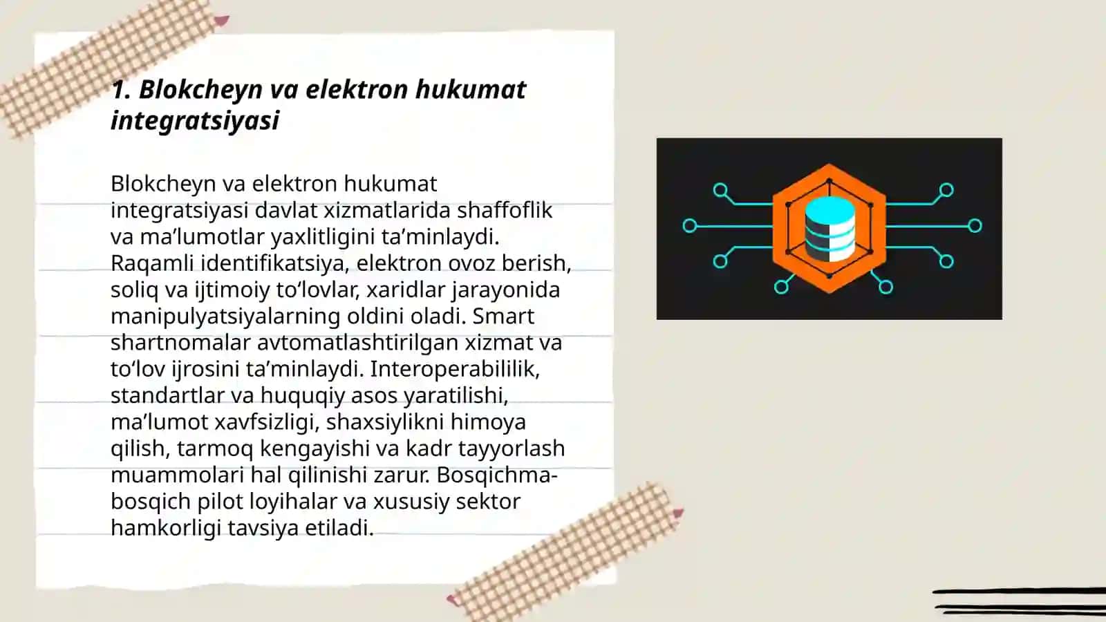 Blokcheyn va elektron hukumat integratsiyasi 3